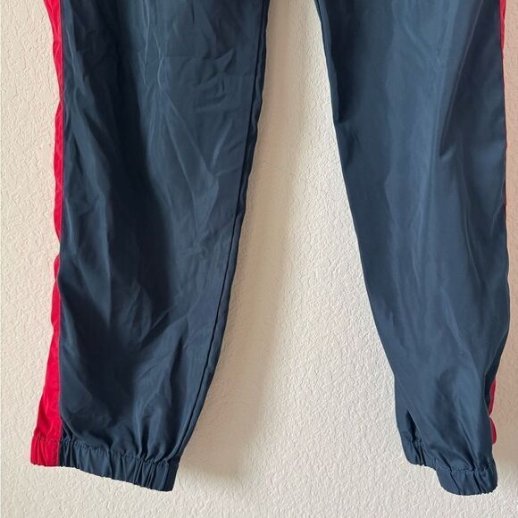 Primitive Skateboarding Nylon Track Pants Navy Red Tapered Joggers Sz L Street - Picture 9 of 10